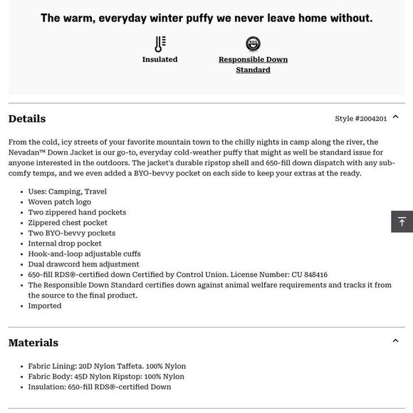 nwt mountain hardwear nevadan down jacket puffer large blue navy outer‎ dark - Picture 14 of 15